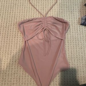 Halter neck body suit